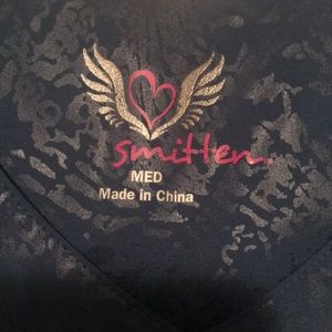 Smitten nursing scrub uniform. Matching top/bottom